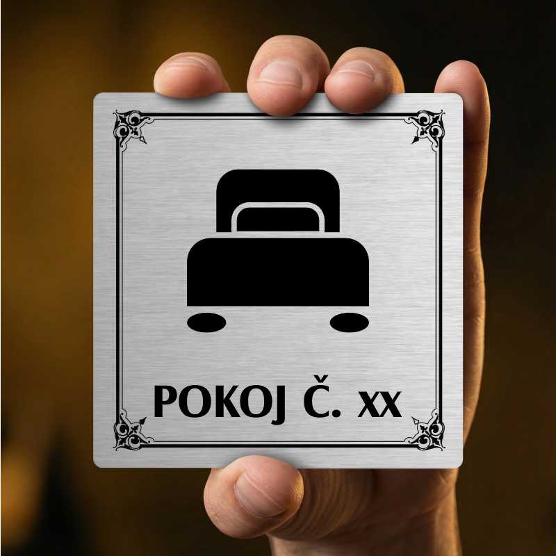 Pokoj, 118x118mm, bílá, Nebraska